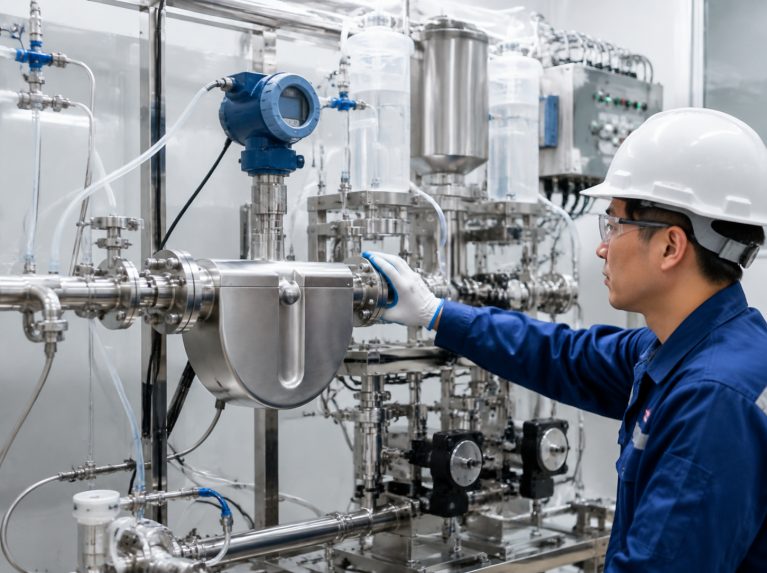 清远科里奥利液体质量流量计